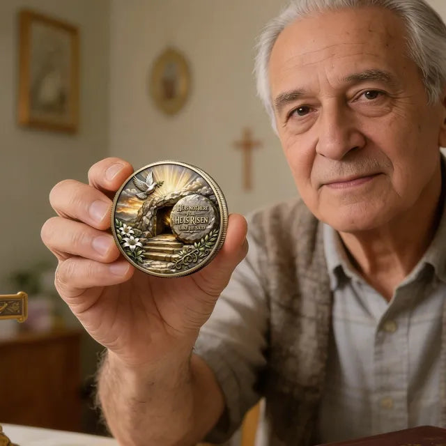 ❤️Last Day 50% OFF - ✝️“No Greater Love” Resurrection Commemorative Coin